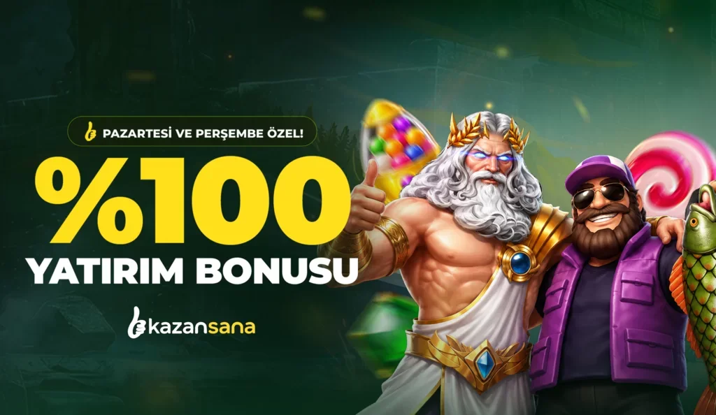PAZARTESİ & PERŞEMBE %100 BONUS