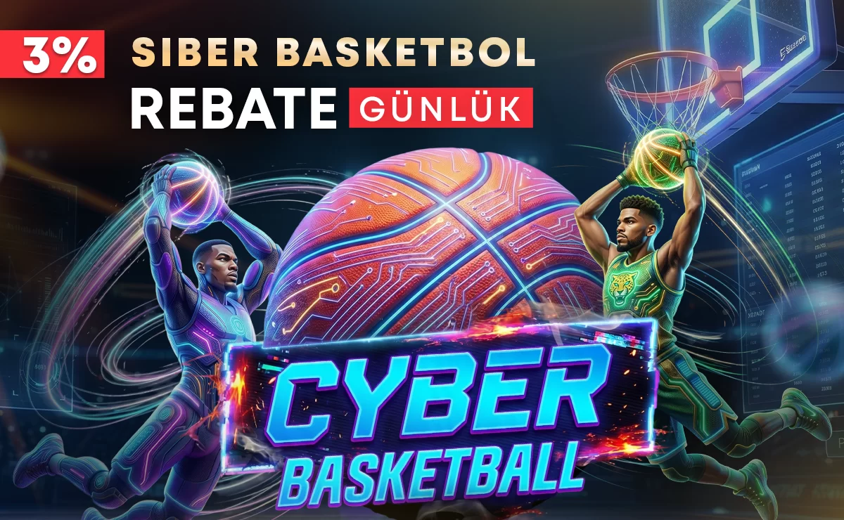 Dikkat Siber Basketbol bahisçileri! Sadece size özel harika bir teklifimiz var: 5Stakes'te bahislerinizde %3 iade