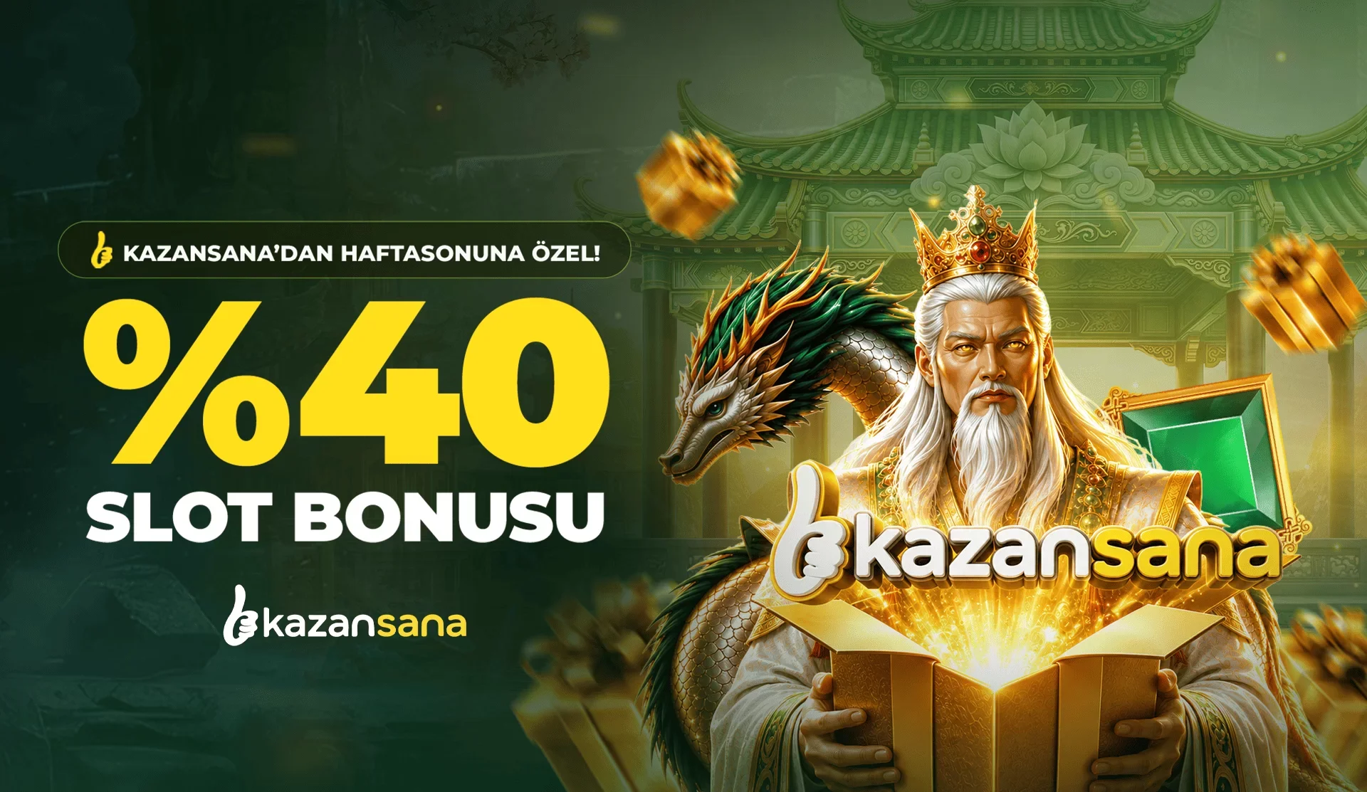 CUMARTESİ & PAZAR %40 SLOT BONUSU
