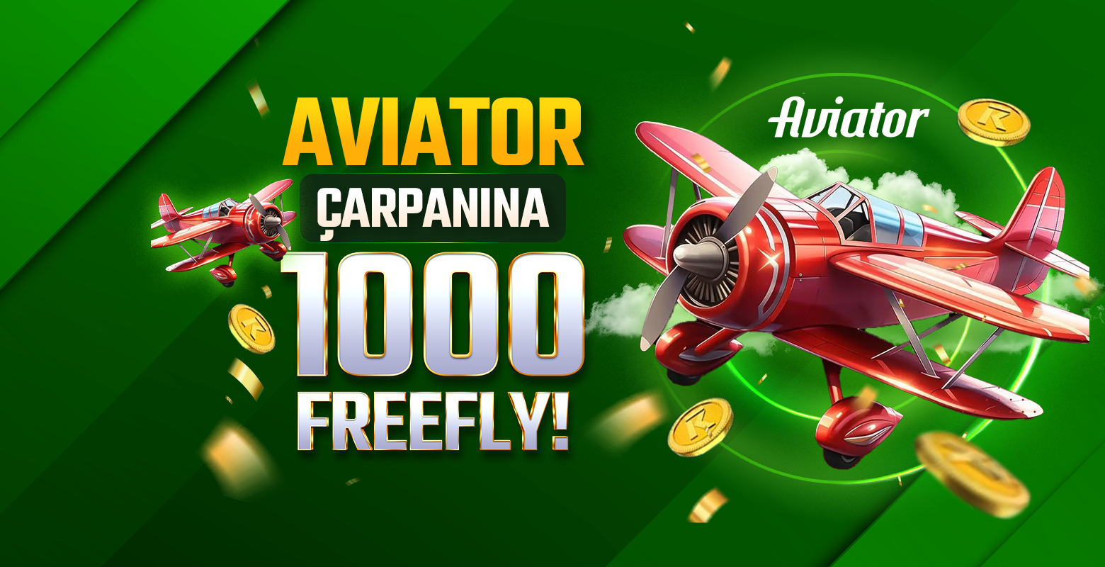 Aviator Çarpanına 1000 FreeFly!