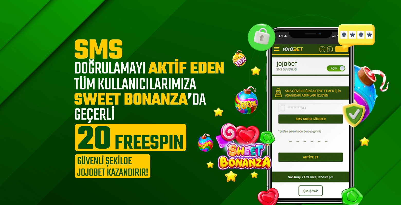 e getirin, ayrıca aktivasyon işleminin ardından Sweet Bonanza 20 Freespin hediye!
