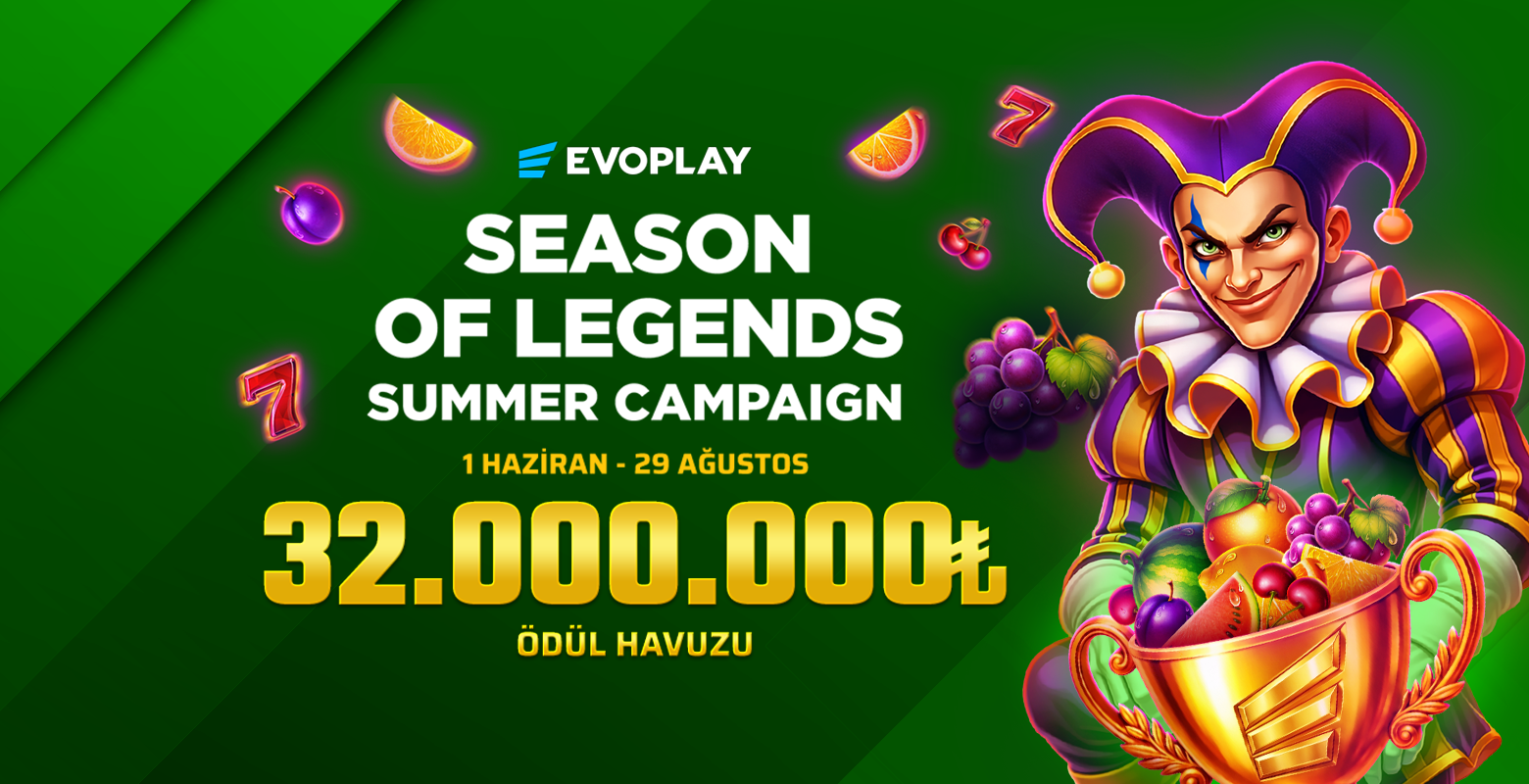 Evoplay sağlayıcısının seçili oyunlarında toplam 32.