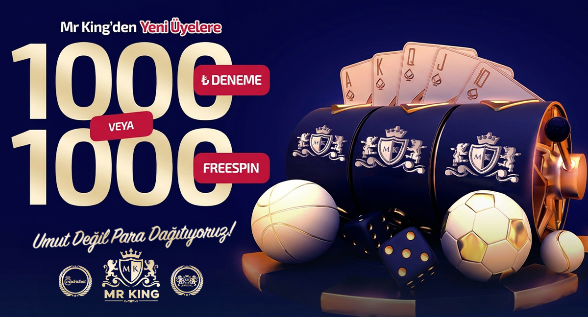 1000 TL veya 1000 Freespin Deneme Bonusu!