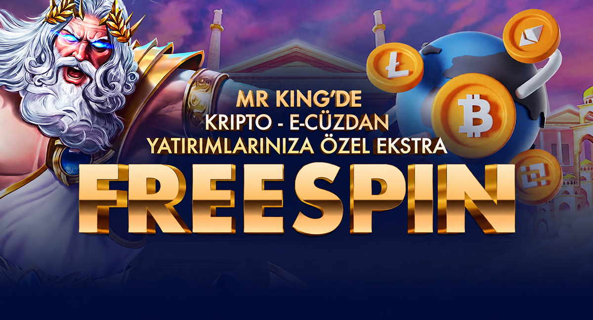 KRIPTO ve E-CÜZDAN ' a ÖZEL EKSTRA FREESPIN