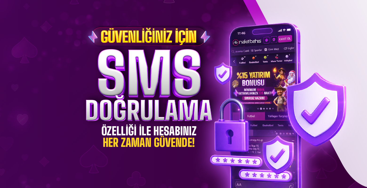 SMS Doğrulamayı aktif edip hesabınızı daha güvenli hale getirin!