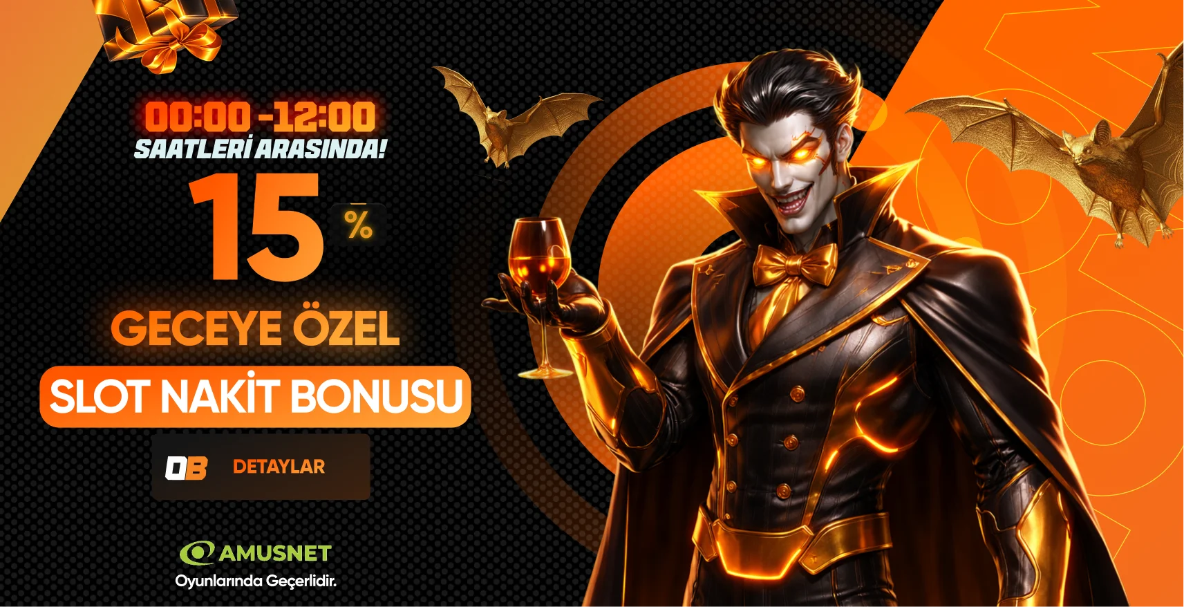 %15 GECE BONUSU
