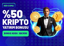 %50 KRİPTO YATIRIM BONUSU