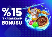 GÜNLÜK %15'E KADAR BONUS