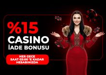 %15 CASİNO İADE BONUSU